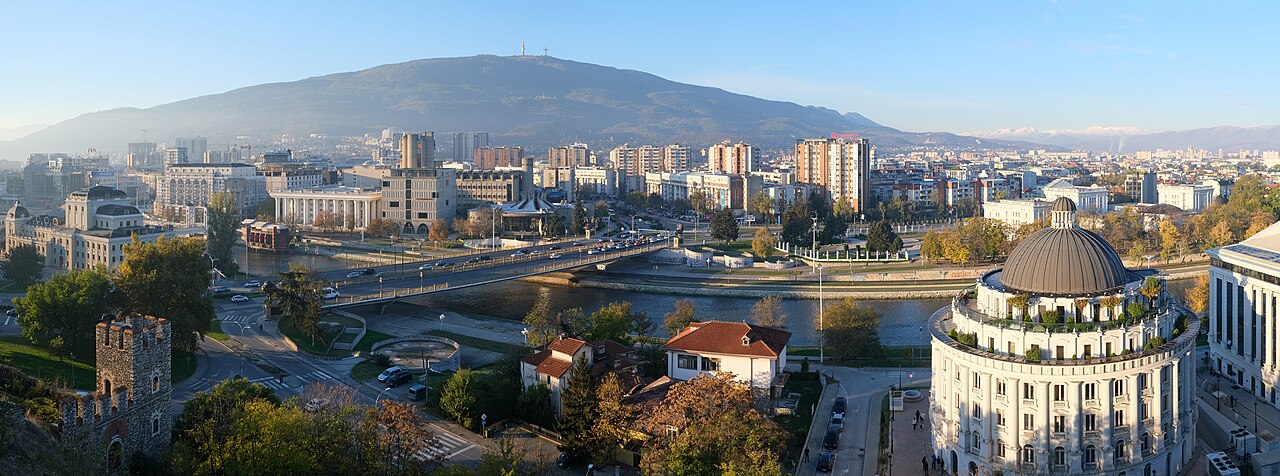 View over Skopje from the Kale fortress